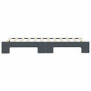 daybed med udtræk 80x200 cm velour mørkegrå