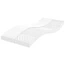 daybed med udtræk og madras 90x200 cm velour lysegrå
