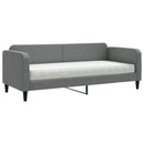 daybed med madras 80x200 cm stof mørkegrå