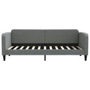 daybed med madras 80x200 cm stof mørkegrå