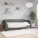 daybed med madras 80x200 cm stof mørkegrå