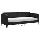 daybed med madras 80x200 cm stof sort