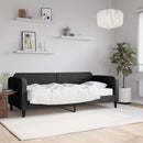 daybed med madras 80x200 cm stof sort