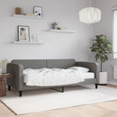 daybed med madras 90x200 cm stof mørkegrå