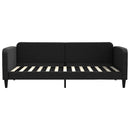 daybed med madras 90x200 cm stof sort