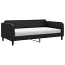daybed med madras 100x200 cm stof sort