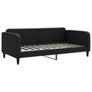 daybed med madras 100x200 cm stof sort
