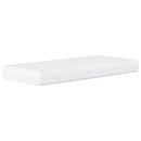 daybed med madras 100x200 cm stof gråbrun