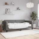 daybed med madras 90x190 cm stof mørkegrå