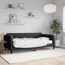 daybed med madras 90x190 cm stof sort