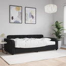 daybed med madras 100x200 cm velour sort