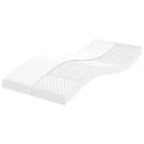 daybed med udtræk og madras 80x200 cm velour lysegrå
