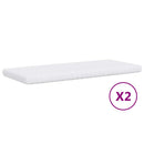 daybed med udtræk og skuffer 90x200 cm velour blå