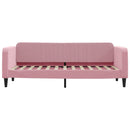 daybed med madras 80x200 cm velour pink