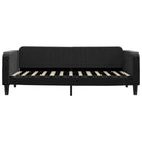 daybed med madras 90x200 cm velour sort