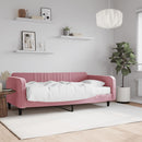 daybed med madras 100x200 cm velour pink