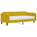daybed med madras 100x200 cm velour gul