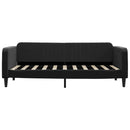 daybed med madras 90x190 cm velour sort