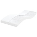 daybed med udtræk og madras 90x200 cm velour blå