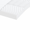 daybed med udtræk og madras 90x200 cm velour lysegrå