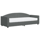 daybed med madras 80x200 cm stof mørkegrå