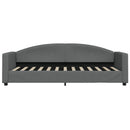 daybed med madras 80x200 cm stof mørkegrå