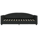 daybed med madras 80x200 cm stof sort