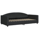 daybed med madras 100x200 cm stof sort