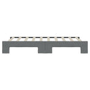 daybed med udtræk 90x190 cm stof mørkegrå