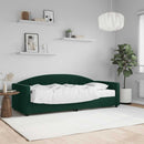 daybed med madras 80x200 cm velour mørkegrøn