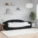 daybed med madras 80x200 cm velour sort