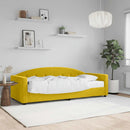 daybed med madras 80x200 cm velour gul