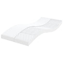daybed med udtræk og madras 90x200 cm velour lysegrå