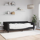 daybed med madras 90x200 cm stof sort