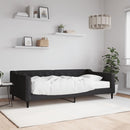 daybed med madras 100x200 cm stof sort