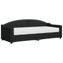 daybed med madras 80x200 cm stof sort