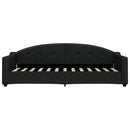 daybed med madras 80x200 cm stof sort