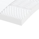 daybed med udtræk og skuffer 80x200 cm stof sort