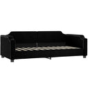daybed med madras 80x200 cm stof sort