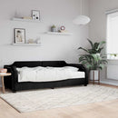 daybed med madras 80x200 cm stof sort
