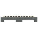 daybed med udtræk 90x200 cm stof mørkegrå