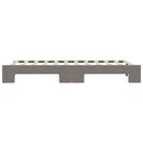 daybed med udtræk 100x200 cm stof gråbrun