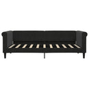 daybed med madras 90x190 cm velour sort