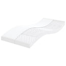 daybed med udtræk og madras 90x200 cm velour blå