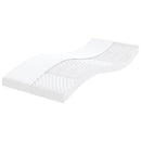 daybed med udtræk og madras 90x200 cm velour lysegrå