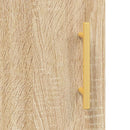 højskab 69,5x34x180 cm konstrueret træ sonoma-eg