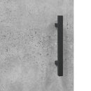 højskab 69,5x34x180 cm konstrueret træ betongrå