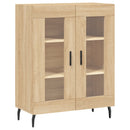 højskab 69,5x34x180 cm konstrueret træ sonoma-eg
