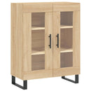 højskab 69,5x34x180 cm konstrueret træ sonoma-eg