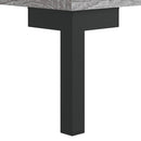 højskab 69,5x34x180 cm konstrueret træ grå sonoma-eg